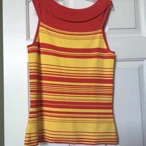 Cable & Gauge Sleeveless Striped Top